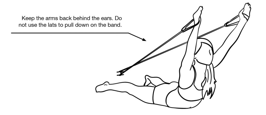 Prone Thoracic Band Pull