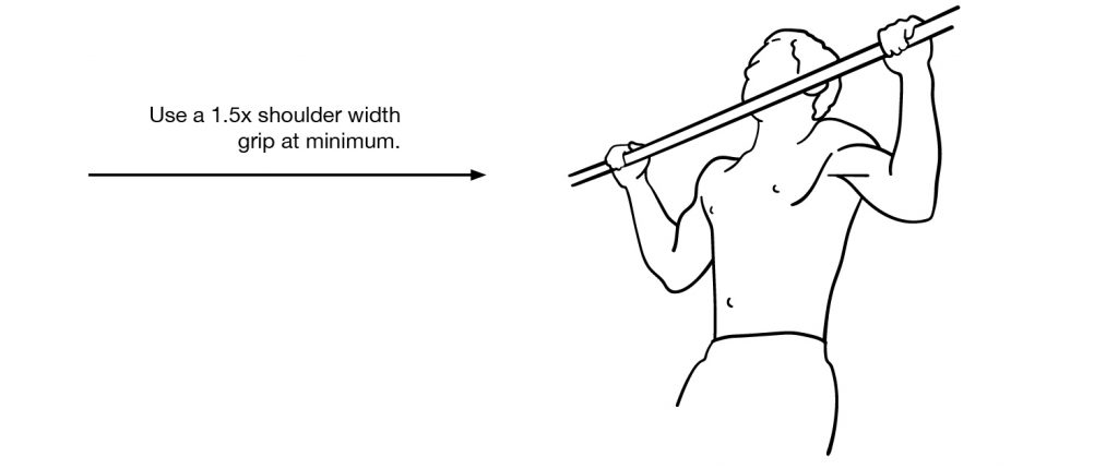 Wide Grip Pull-Up