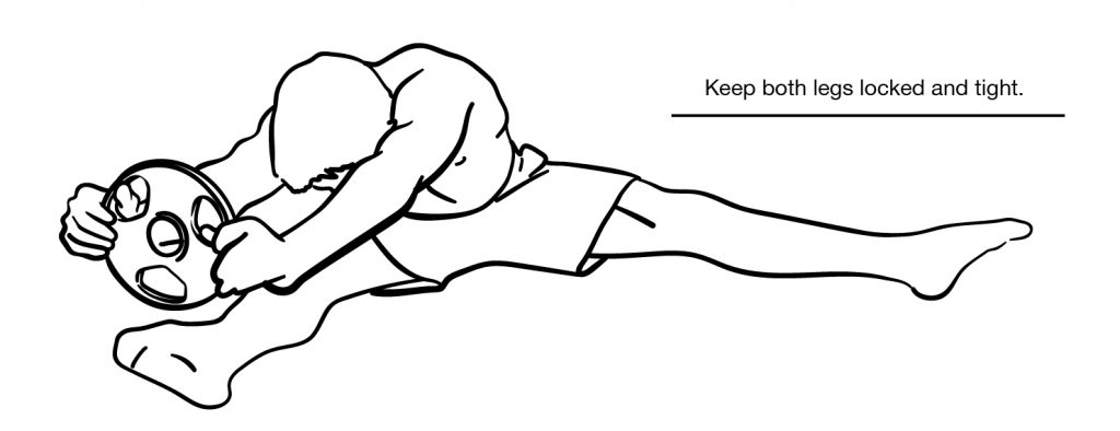 weighted side pancake twist