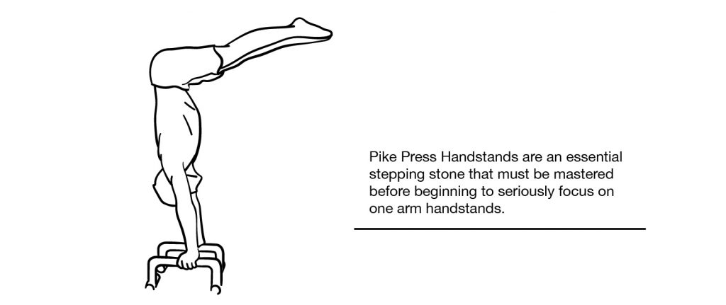 Parallette Pike Press Handstand