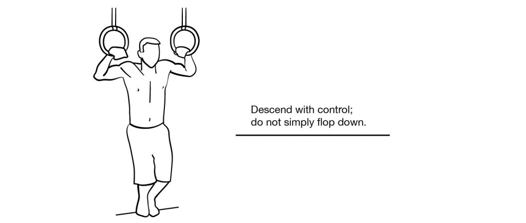 Assisted Negative Muscle-Up