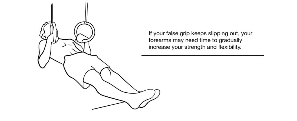 False Grip Row